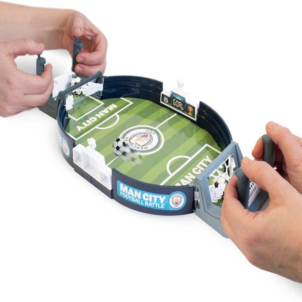 image 1 of Manchester City FC Mini Tabletop Football Game