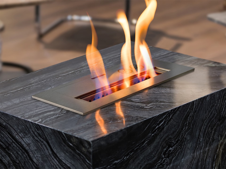 image 1 of Small Bio Ethanol Burner in Stainless Steel, 1.5 Litre Capacity