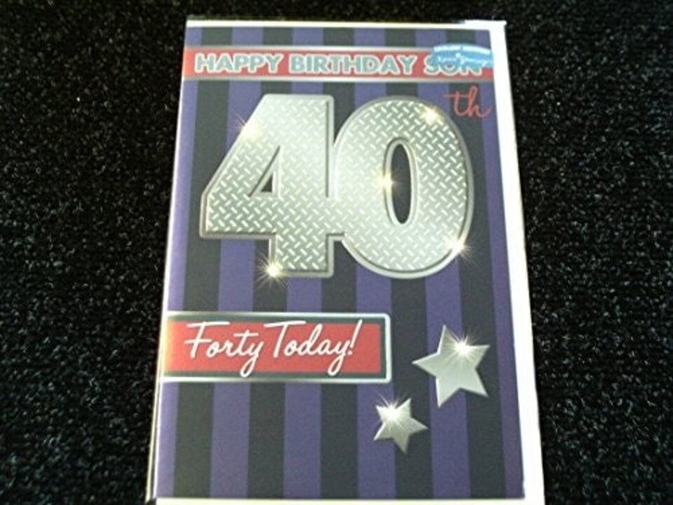 image 1 of 40 Today! Son Birthday Card