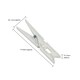 image 9 of JVL Plastic Peg Basket, Grey with 24 Large Strong Plastic Pegs, Aqua