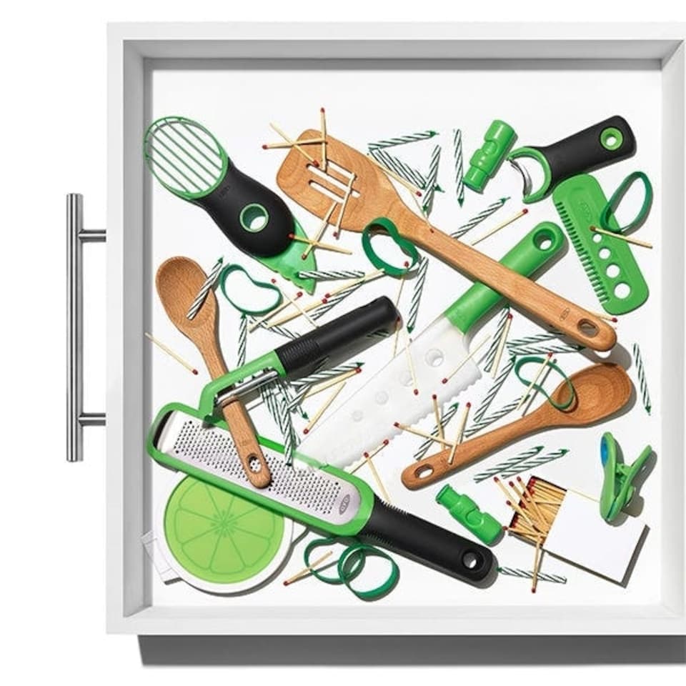 image 1 of OXO Good Grips Expanding Gadget Organizer | White