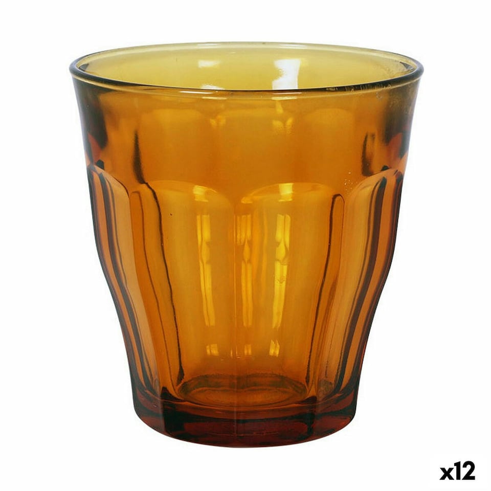 image 1 of Set of glasses Duralex Picardie Amber 6 Pieces 250 ml (12 Units) N/A