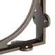 image 2 of Hammer & Tongs Curved Iron Shelf Bracket - D150mm - Raw