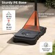 image 4 of COSTWAY Kids Basketball Hoop 3.3-7 FT Adjustable Basketball Goal System-Black