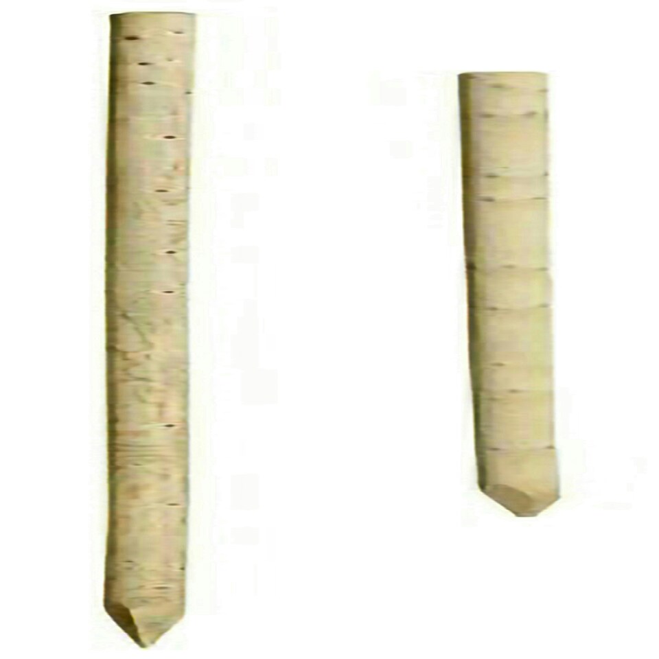 image 1 of Wooden Round Fence Post 2.43m (8ft) for Fencing, Screening and Hurdles