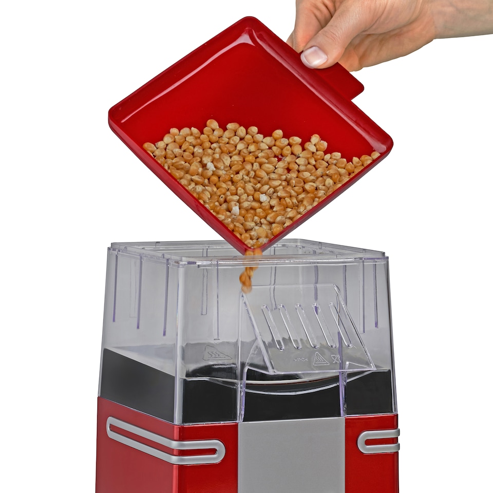 image 1 of Cooks Professional Retro Popcorn Maker Machine 1200W with 8 Boxes & One Touch Operation