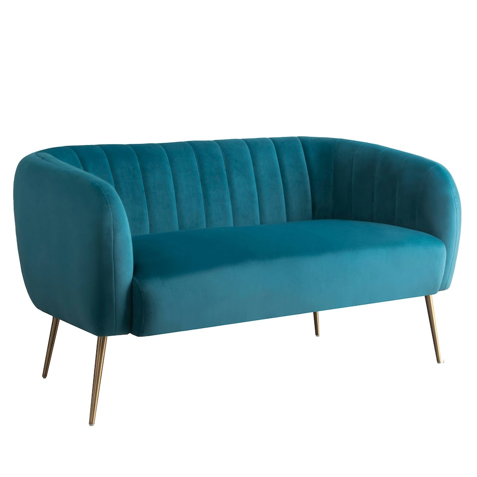 image 1 of Matilda 2 Seat Sofa Teal