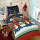 image 2 of Santas Grotto Christmas Polycotton Kids Duvet Cover Set With Pillowcase Multi | Single