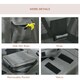 image 8 of PawHut Folding Pet Carrier Bag House W/ Cushion Storage, Grey 70x51x50cm