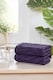image 1 of Safari Pure Cotton Face Cloth Towels Set Of 4 | Purple | Face cloth | 4