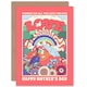 image 1 of Mothers Day Card Thanks Love You Give Pink Mum Card
