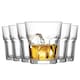 image 1 of LAV Aras Whisky Glasses - 305ml - Clear - Pack of 6 Clear