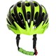 image 2 of AWE AweAir In Mould Adult Bike Helmet 55-58cm Black/Green Crash Guarantee* | Black | Green