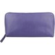 image 1 of Smooth Leather Cosmetics / Stationary Holder / Pouch / Case | Blue | Purple