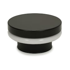 ValueLights Infinity Black Backlit Circle Integrated LED Wall Light | Black