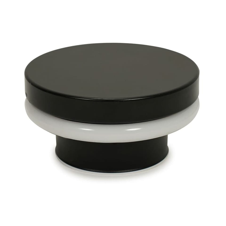 image 1 of ValueLights Infinity Black Backlit Circle Integrated LED Wall Light | Black