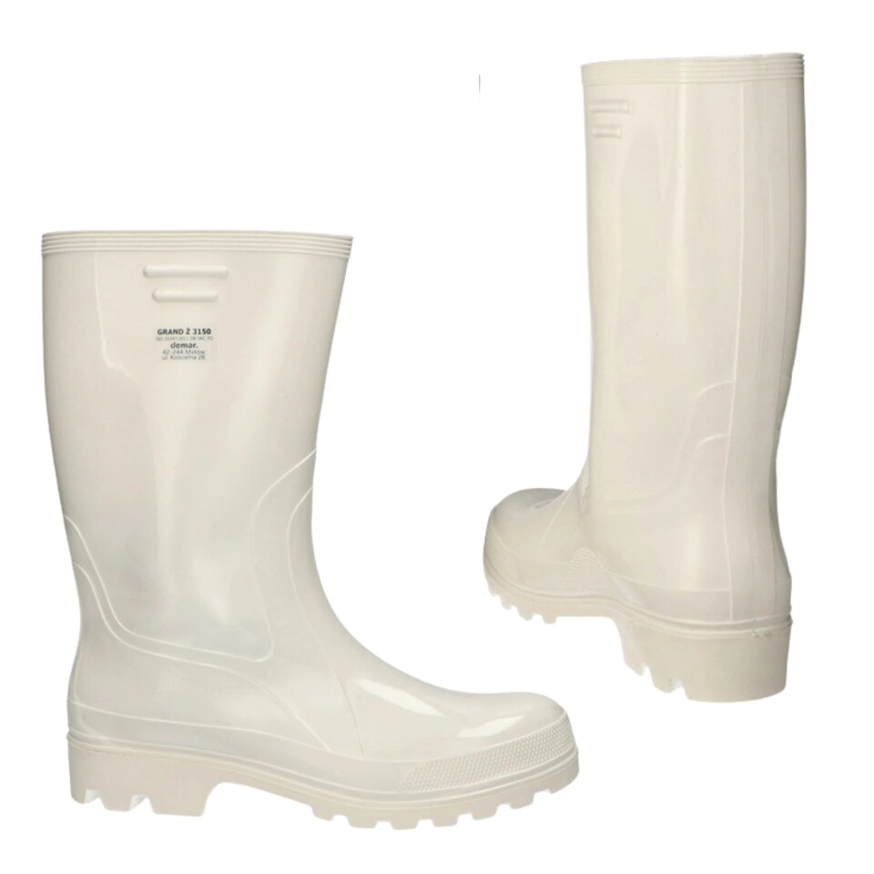 image 1 of Grand Z White Occupational PVC Wellies with OB, FO and SRC Properties, an Anatomical Form EU45