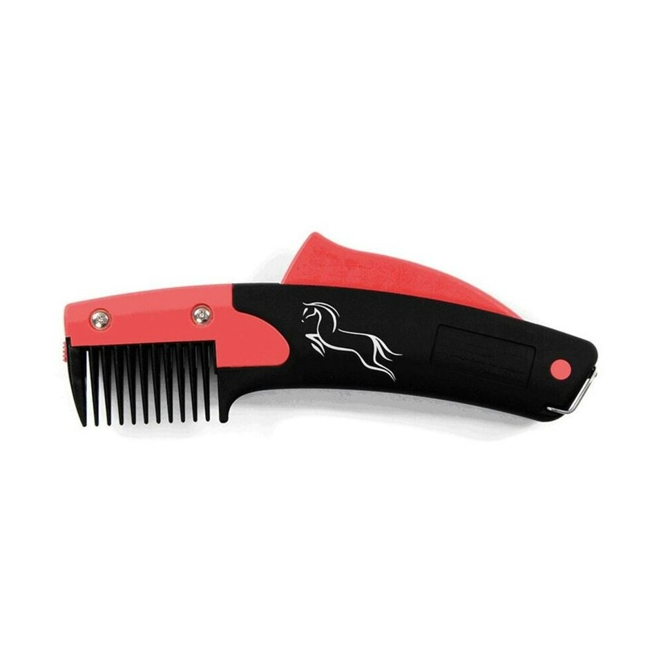SoloGroom Solocomb Mk111 Horse Comb - Black/Red - One Size