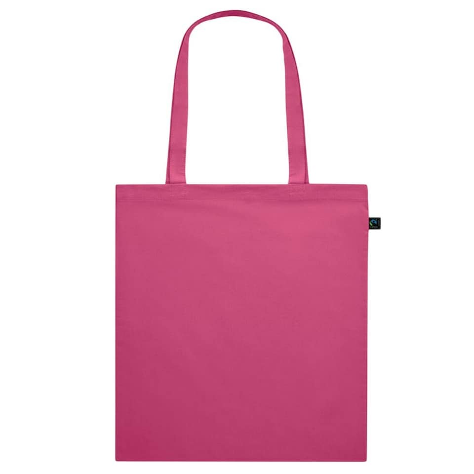 image 1 of MidOcean Osole Colour Fairtrade Shopper Bag - Fuchsia - One Size | Pink