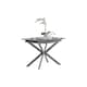 image 1 of Furniturebox Lira Grey 100cm Extending Dining Table