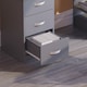 image 7 of Vida Designs Mason 3 Drawer 3 Shelf Computer Desk Home Office Workstation, Grey