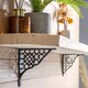 image 5 of Hammer & Tongs Honeycomb Iron Shelf Bracket - D155mm - Raw