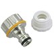 image 4 of Hozelock Outdoor Garden Tap Hose Threaded Tap Connector 3/4in - 1/2in 5pc