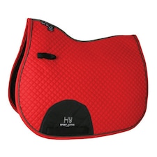 Hy Sport Active Horse GP Saddlepad - Rosette Red - Full