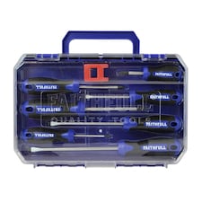 Faithfull Soft Grip Screwdriver Set, 8 Piece - Multi Colour - One Size