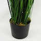 image 4 of Artificial 130cm Onion Grass Plant with Gold Metal Planter