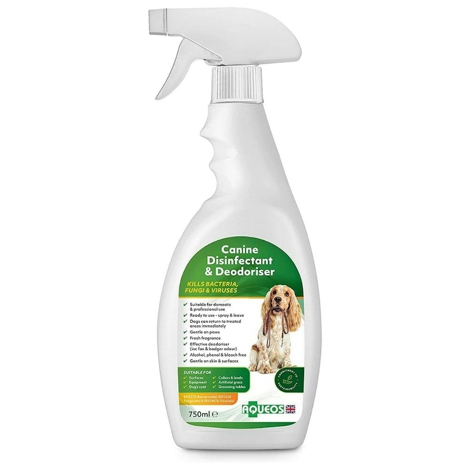 image 1 of Aqueos Canine Disinfect Deodoriser Spray Fragranced - 750ml