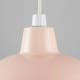 image 1 of ValueLights Retro Style Pink Metal Easy Fit Ceiling Pendant Light Shade