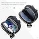 image 7 of LOVEVOOK Nappy Bag Backpack, Quilted Baby Bag with Changing Pad & Pacifier Holder, Waterproof Travel Nappy Bags for Baby Boys Girls, Stylish and Large Capacity, Black