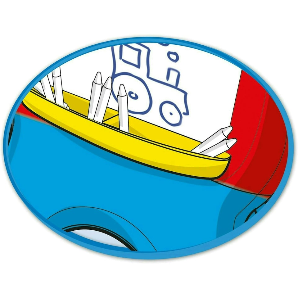 image 1 of Dolu Multi Colour Foldable Jumbo Easel Kids Drawing Board | Multi