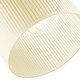 image 6 of Contemporary Designer Double Pleated Cream Cotton Fabric 12 Drum Lamp Shade | Cream | 12"