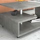 image 4 of Bailey Coffee Table in Concrete Optic Dark Grey