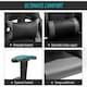 image 5 of Vinsetto High Back Racing Gaming Chair Reclining Computer Chair w/ Head Pillow