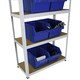 image 4 of 3 x E-Rax White Metal Racking Units White