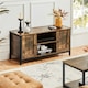 image 2 of Yaheetech Industrial 106 cm Wide TV Console Table