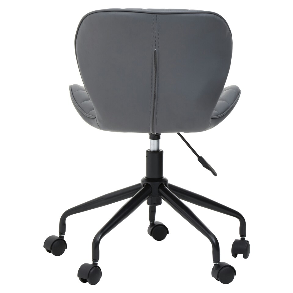 image 1 of Interiors by Premier Brent Grey And Black Home Office Chair