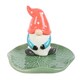 image 1 of Something Different Gonk Lily Pad Incense Holder - White/Green/Red - One Size