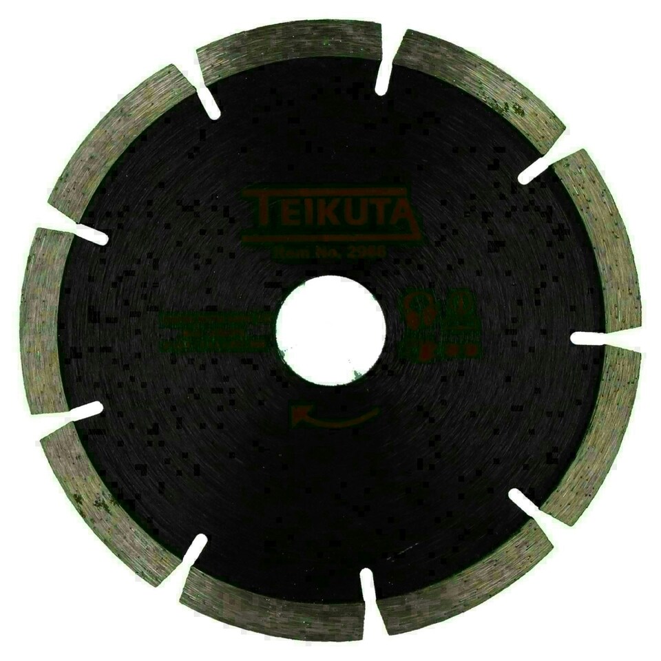 image 1 of 125mm (5") x 6.4mm Diamond Mortar Raking Disc Pointing Disc Blade Masonry 10pk