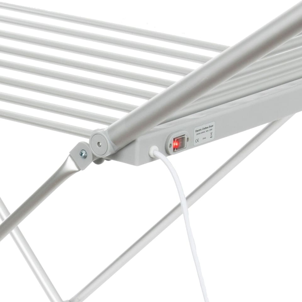 image 1 of Daewoo Electric Heated Folding Clothes Airer Dryer Winged 230W 15kg Load Compact