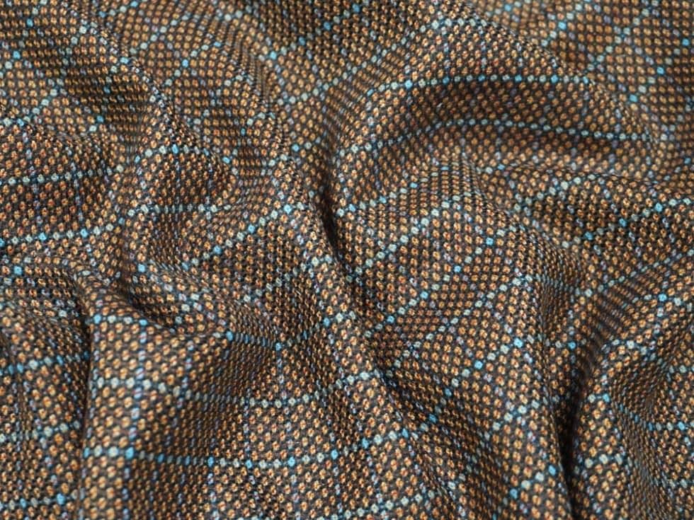 Lady McElroy Brown 100% Pure Wool Coating Dressmaking Fabric, 145cm / 57" Wide - per metre