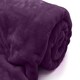 image 6 of Mink Aubergine Blanket 127x152cm