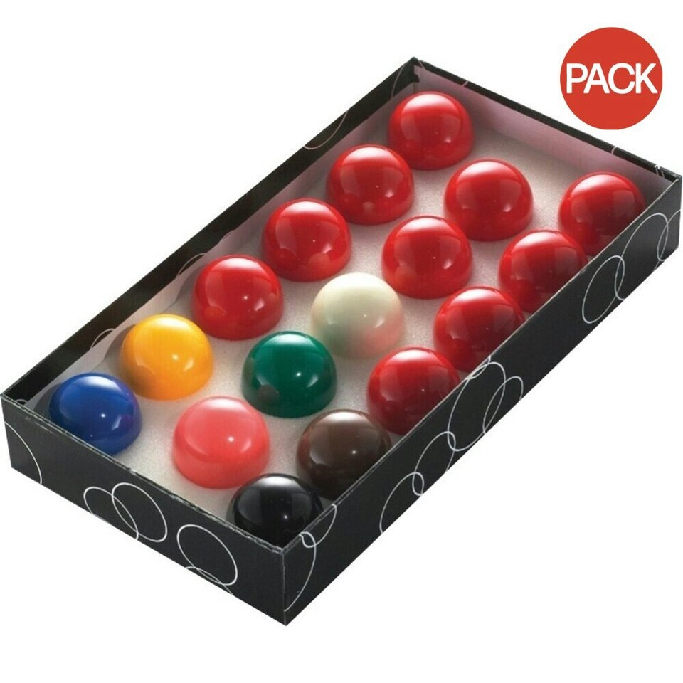image 1 of PowerGlide Snooker Balls (Pack Of 22) - Red/Multicoloured - 5.5cm