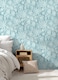 image 3 of Fine Decor FD42598 Dimensions Floral Wallpaper, Teal