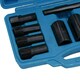image 3 of 9pc Wheel Lock Removal Remover Impact Sockets Hub Cap Replacer Installer