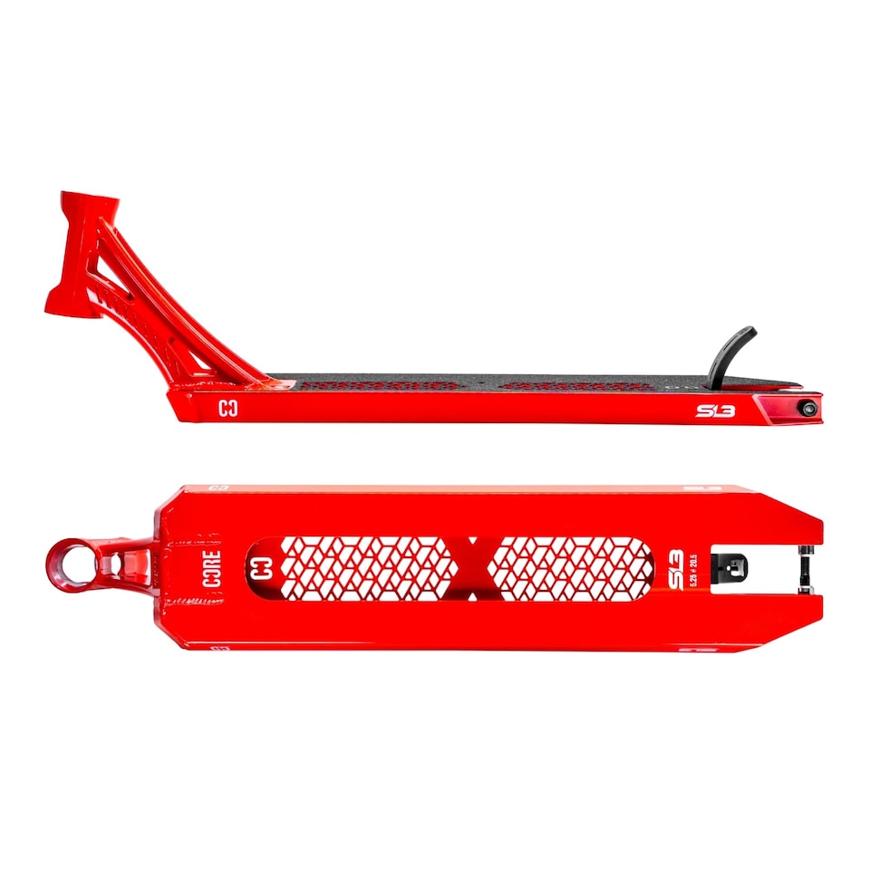 image 1 of CORE SL3 Forged Scooter Deck 5.25 X 19.3" - Candy Red