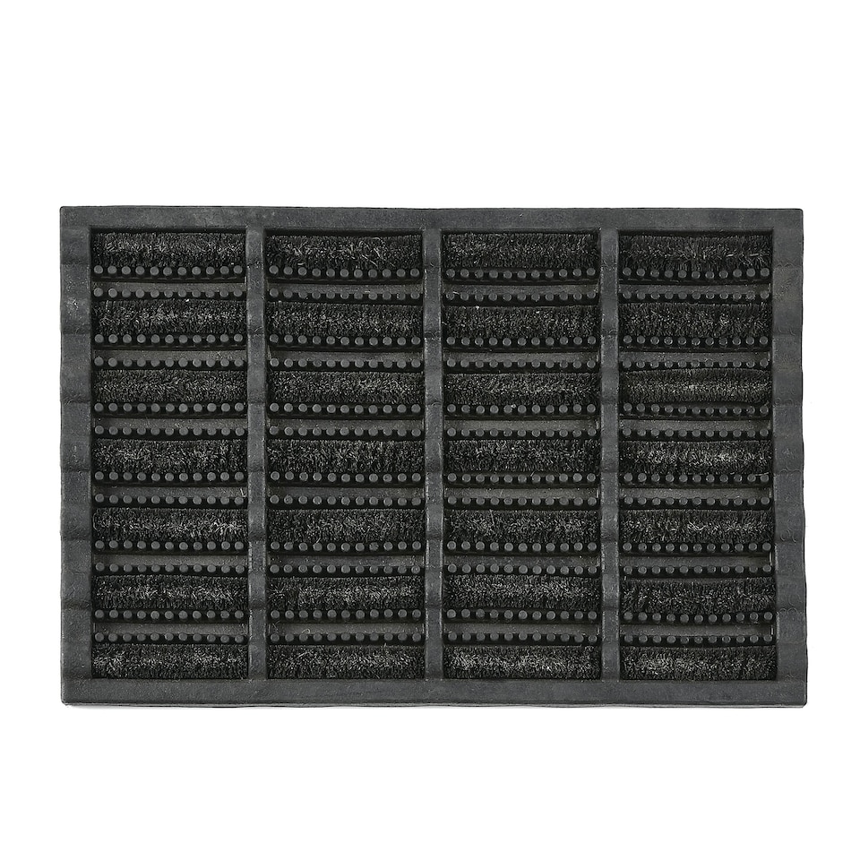 image 1 of My Mat Coir Scraper Mat Black Door Mat 40X60